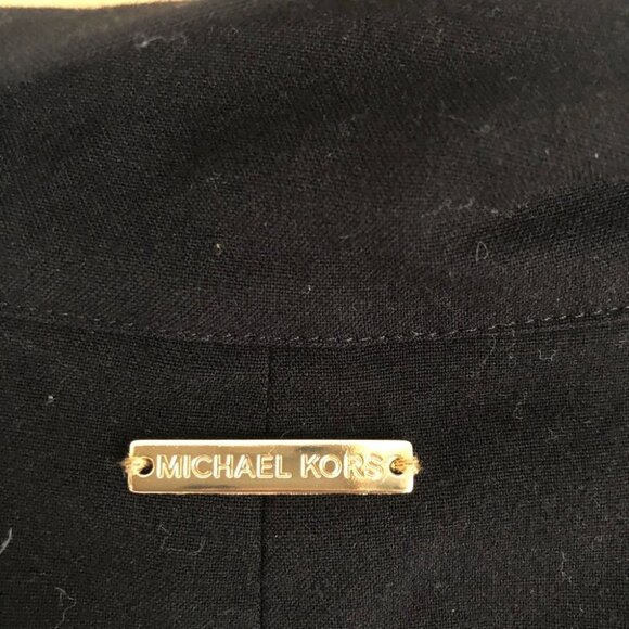 Michael Michael Kors Size XS Black Drape Jacket Blazer - Picture 10 of 10